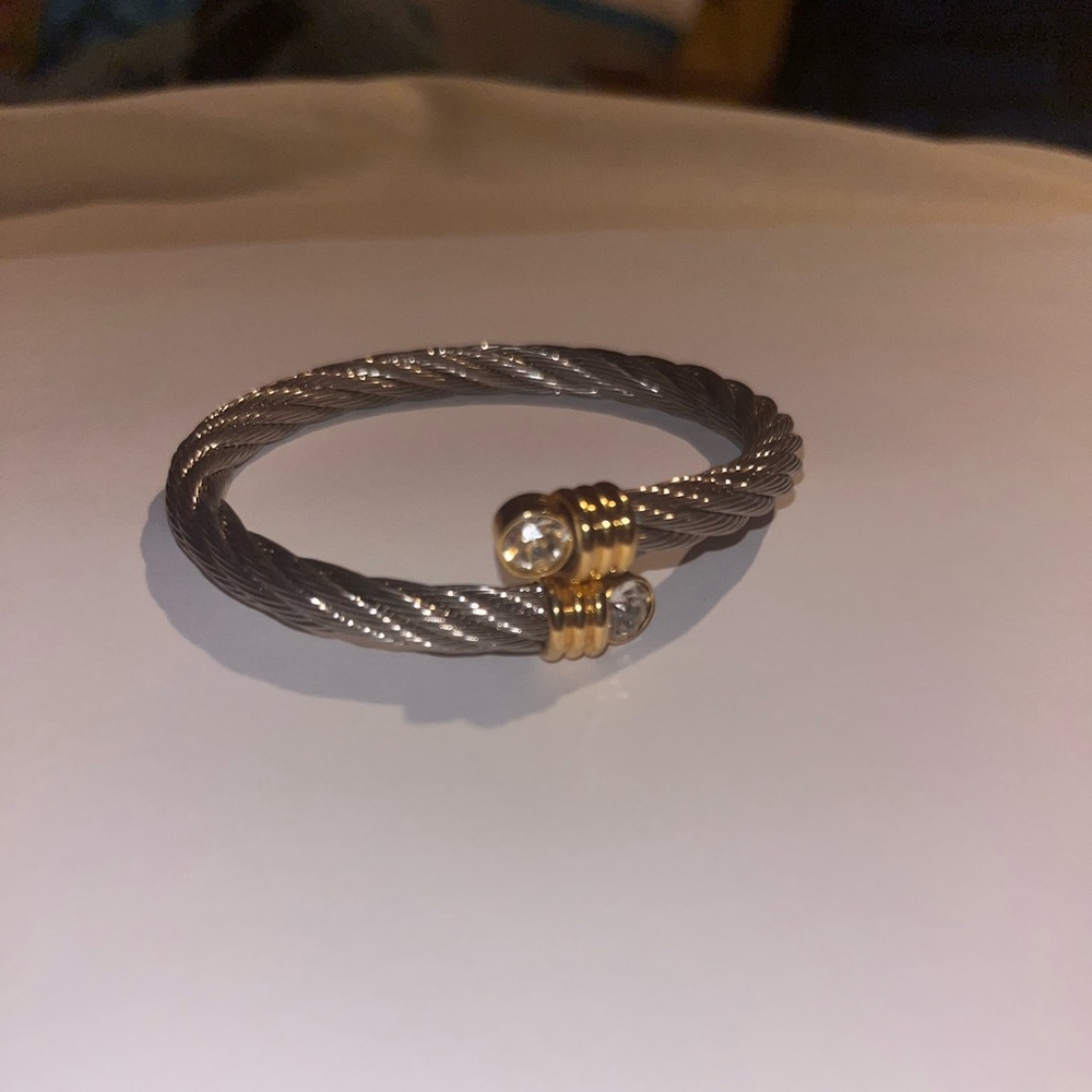 Twisted Silver Bracelet